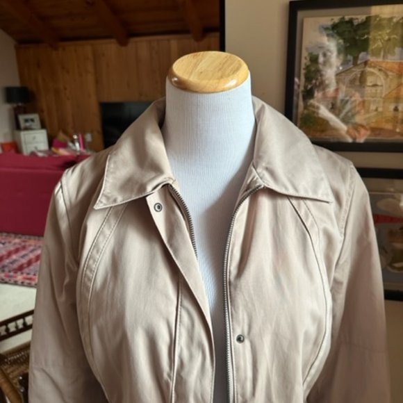 ANN TAYLOR Beige Tan Insulated All Weather Utility Jacket Parka – S - Picture 3 of 15